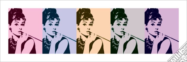 Audrey Hepburn - Cigarello (Poster 33X95 Cm) gioco di Pyramid