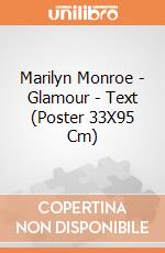 Marilyn Monroe - Glamour - Text (Poster 33X95 Cm) gioco di Pyramid