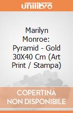Marilyn Monroe: Pyramid - Gold 30X40 Cm (Art Print / Stampa) gioco di Pyramid