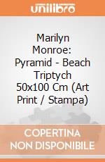 Marilyn Monroe: Pyramid - Beach Triptych 50x100 Cm (Art Print / Stampa) gioco di Pyramid
