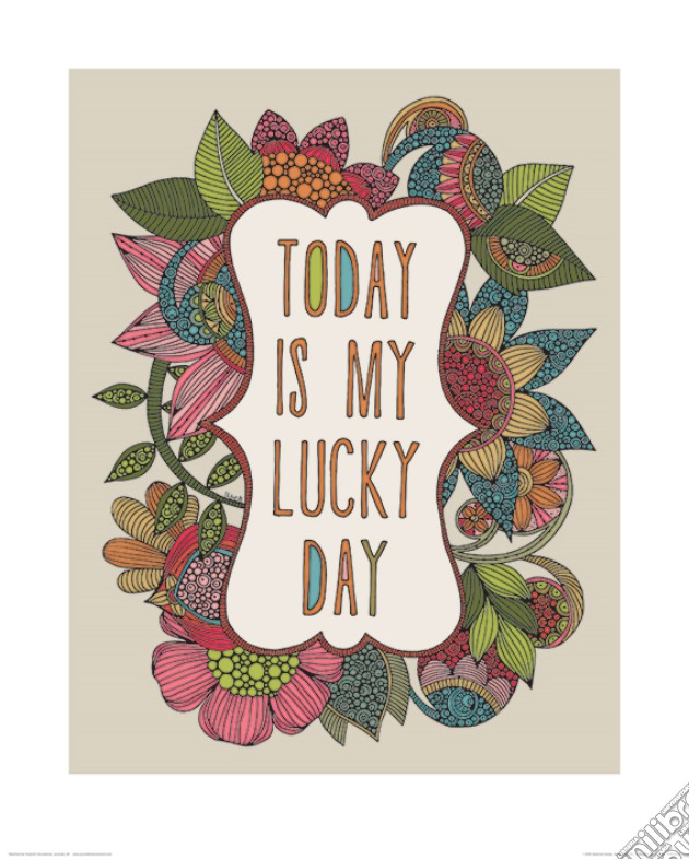 Valentina Ramos - Today Is My Lucky Day (Poster 50X40 Cm) gioco di Pyramid