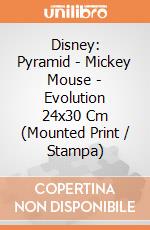 Disney: Pyramid - Mickey Mouse - Evolution 24x30 Cm (Mounted Print / Stampa) gioco di Pyramid