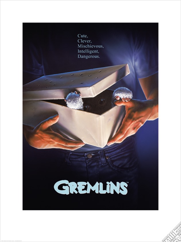 Gremlins: Pyramid - One-Sheet - Gizmo -Art Print 80X60cm- (Stampa) gioco di Pyramid