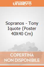 Sopranos - Tony Iquote (Poster 40X40 Cm) gioco di Pyramid