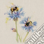 Jane Bannon: Bees On Cornflowers (Stampa Su Tela 30X30 Cm) giochi
