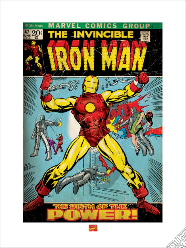 Marvel: Pyramid - Iron Man - Birth Of Power 60X80 Cm (Art Print / Stampa) gioco di Pyramid