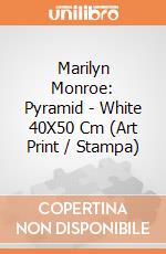 Marilyn Monroe: Pyramid - White 40X50 Cm (Art Print / Stampa) gioco di Pyramid