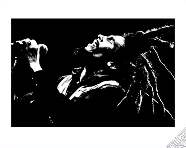 Bob Marley: Pyramid - B&W 40X50 Cm (Art Print / Stampa) gioco di Pyramid