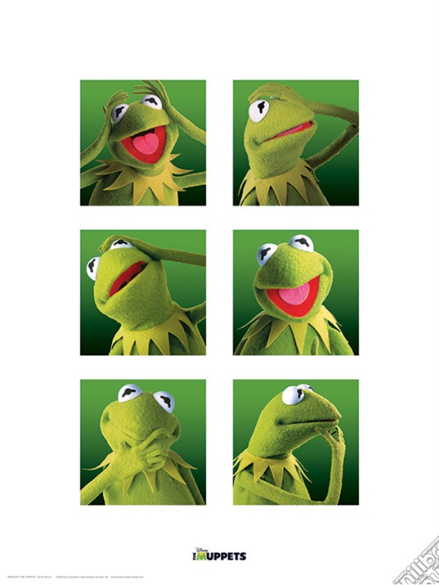 The Muppets - Kermit Boxes (Poster 40X30 Cm) gioco di Pyramid