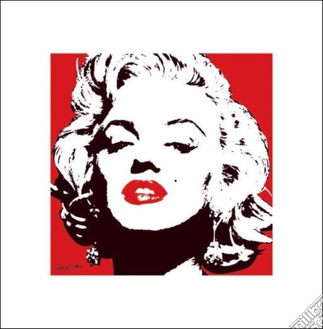 Marilyn Monroe: Pyramid - Red (Stampa 40X40 Cm) gioco di Pyramid