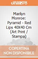 Marilyn Monroe: Pyramid - Red Lips 40X40 Cm (Art Print / Stampa) gioco di Pyramid