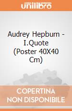 Audrey Hepburn - I.Quote (Poster 40X40 Cm) gioco di Pyramid
