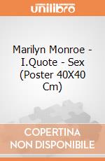 Marilyn Monroe - I.Quote - Sex (Poster 40X40 Cm) gioco di Pyramid
