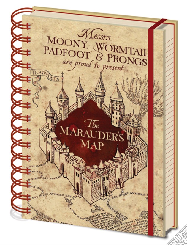 Harry Potter (The Marauders Map) (Quaderno A5) gioco di Pyramid