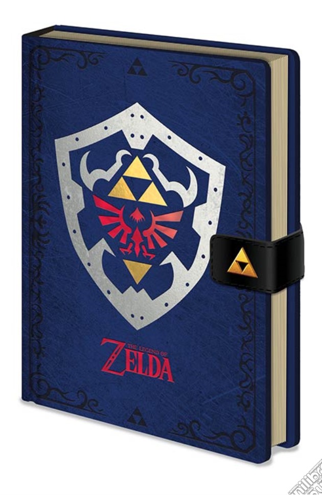 Nintendo: Pyramid - The Legend Of Zelda - Hylian Shield -Premium A5 Notebook- (Quaderno) gioco