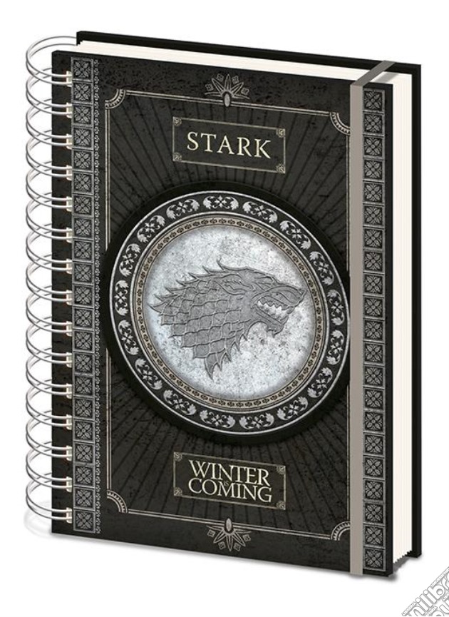 Game Of Thrones (Stark) A5 Wiro Notebook Cdu 10 (Quaderno) gioco