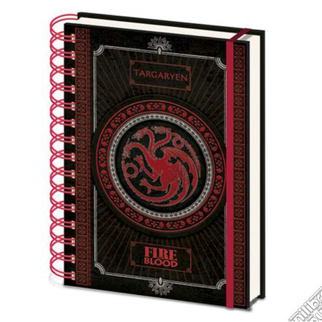 Game Of Thrones (Targaryen) A5 Wiro Notebook Cdu 10 (Quaderno) gioco