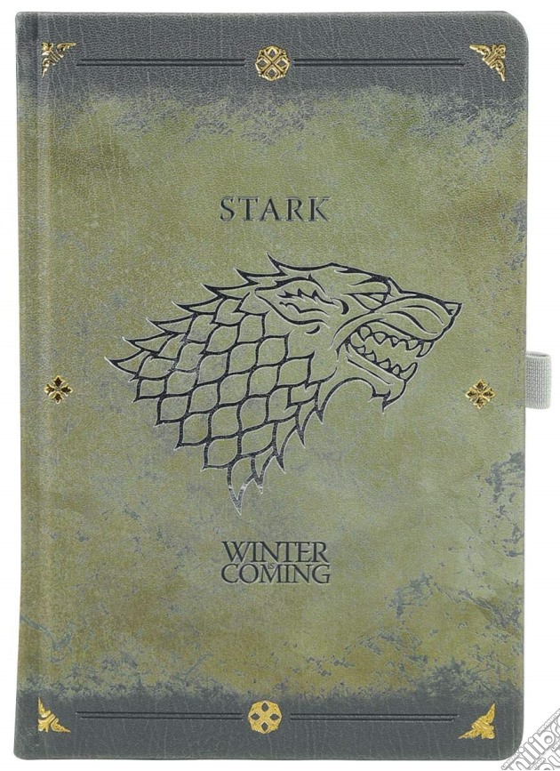 Game Of Thrones (Stark Worn) A5 Premium Notebook C (Quaderno) gioco