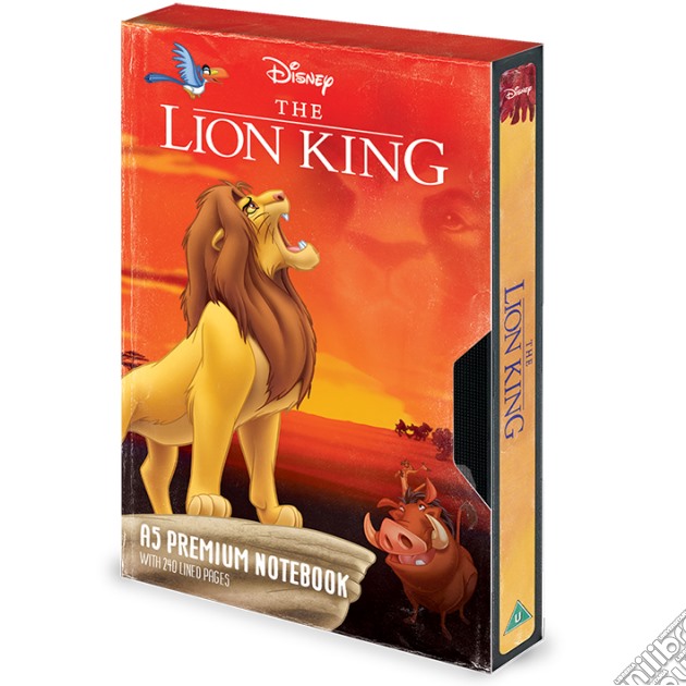 Disney: Pyramid - The Lion King Vhs Premium (A5 Notebook / Quaderno) gioco