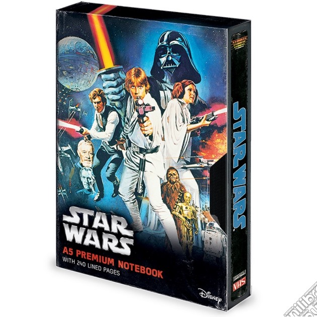 Star Wars (A New Hope Vhs) A5 Premium Notebook Cdu 10 gioco