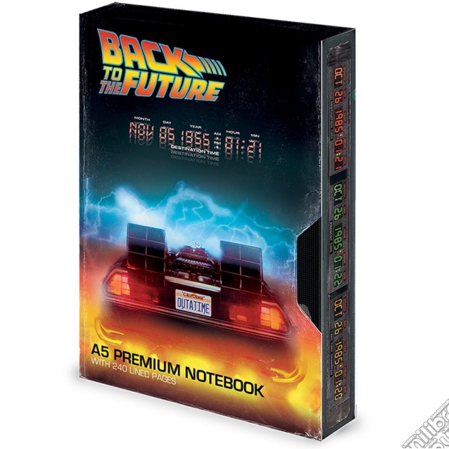 Back To The Future (Vhs) A5 Premium Notebook Cdu 10 gioco
