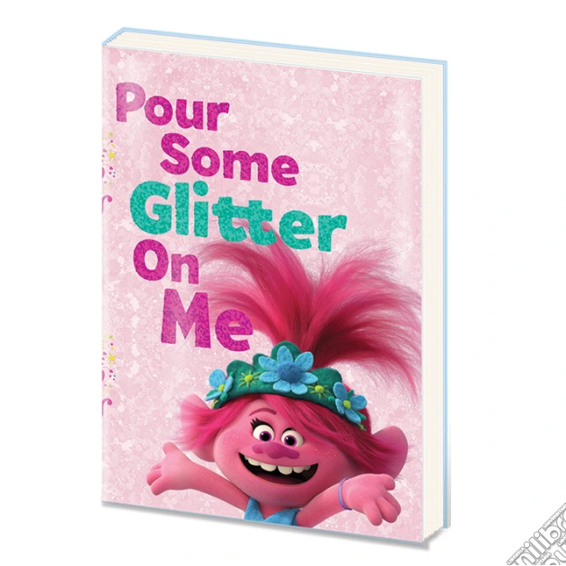 Trolls: Pyramid - World Tour - Pour Some Glitter PVC Premium A5 Notebook (Quaderno) gioco