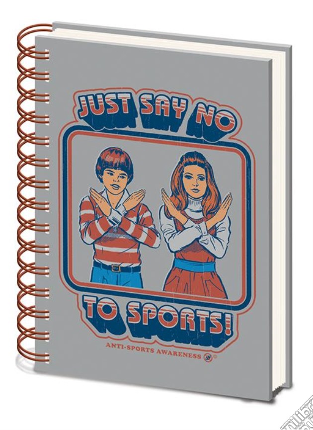 Steven Rhodes: Pyramid - Say No To Sports A5 Wiro Notebook (Quaderno) gioco