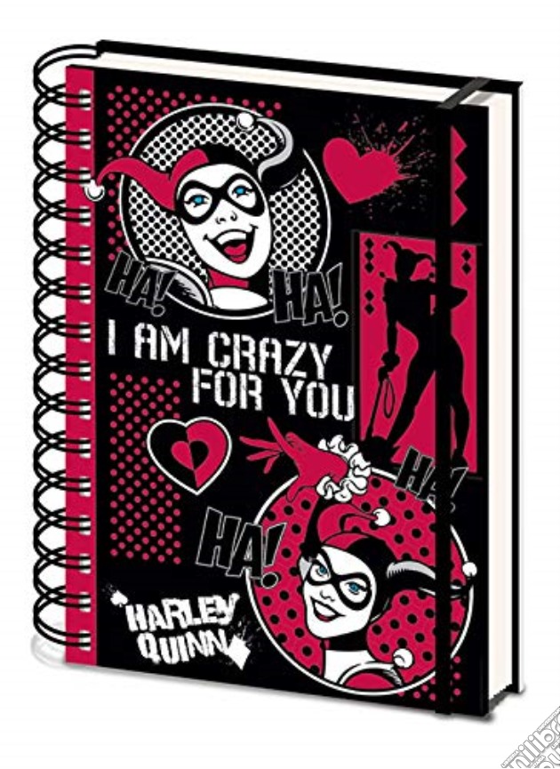Harley Quinn Retro A5 Notebook gioco