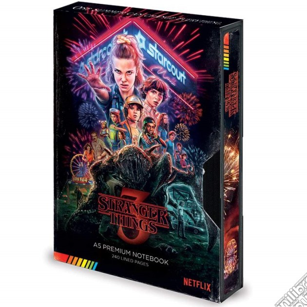 Stranger Things (Vhs S3) A5 Premium Notebook gioco