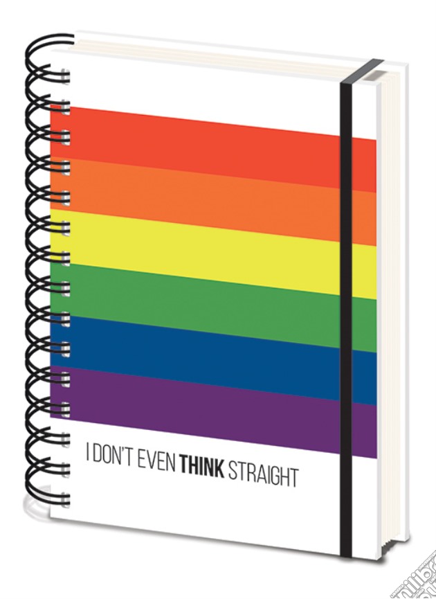 Lgbt: I Don'T Even Think Straight A5 Notebook (Quaderno) gioco
