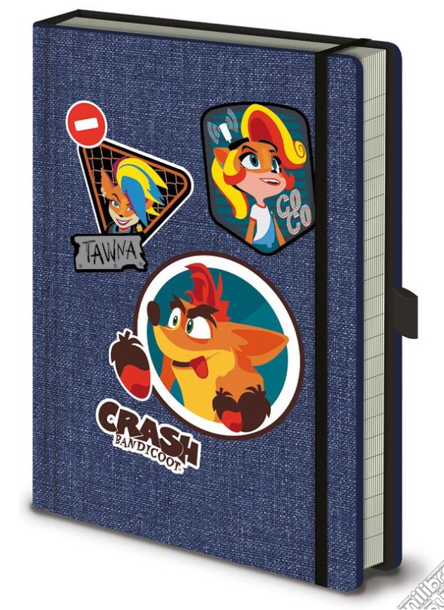 Crash Bandicoot 4: Double Denim A5 Premium Notebook (Quaderno) gioco