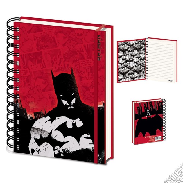 Dc Comics: Pyramid - Batman - Red (A5 Wiro Notebook / Quaderno) gioco