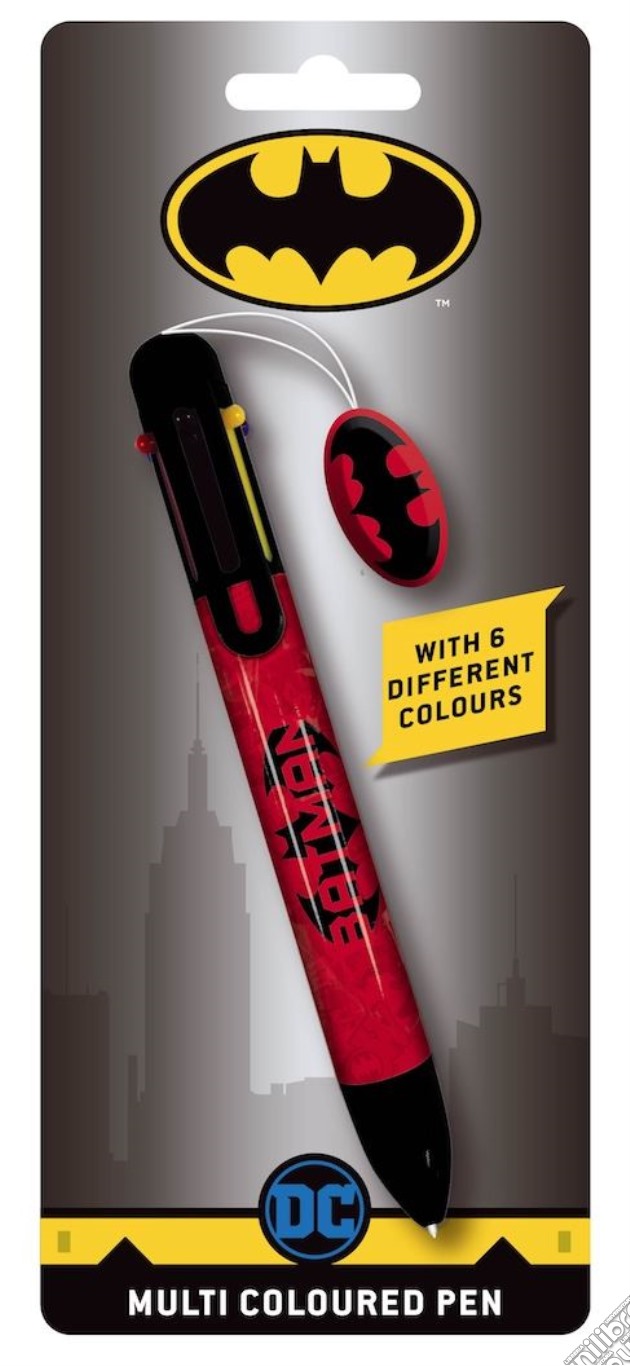 Batman (Red) Multi Colour Pen gioco