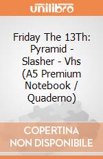 Friday The 13Th: Pyramid - Slasher - Vhs (A5 Premium Notebook / Quaderno) gioco