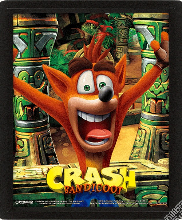 Crash Bandicoot (Mask Power Up) - Framed gioco di Pyramid