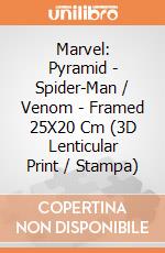 Marvel: Pyramid - Spider-Man / Venom - Framed 25X20 Cm (3D Lenticular Print / Stampa) giochi
