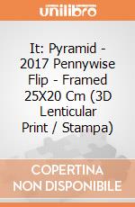 It: Pyramid - 2017 Pennywise Flip - Framed 25X20 Cm (3D Lenticular Print / Stampa) gioco