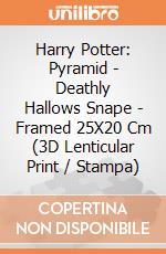 Harry Potter: Pyramid - Deathly Hallows Snape - Framed 25X20 Cm (3D Lenticular Print / Stampa) gioco