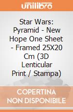 Star Wars: Pyramid - New Hope One Sheet - Framed 25X20 Cm (3D Lenticular Print / Stampa) gioco