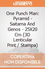 One Punch Man: Pyramid - Saitama And Genos - 25X20 Cm (3D Lenticular Print / Stampa) gioco