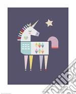 Pyramid: Little Design Haus - Unicorn -Canvas Print 60X60cm- (Stampa Su Tela) giochi