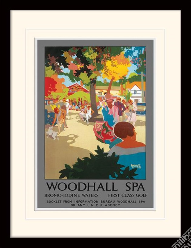 Pyramid: Woodhall Spa (Holidaymakers By Howard K Elcock) (Stampa In Cornice) gioco di Pyramid