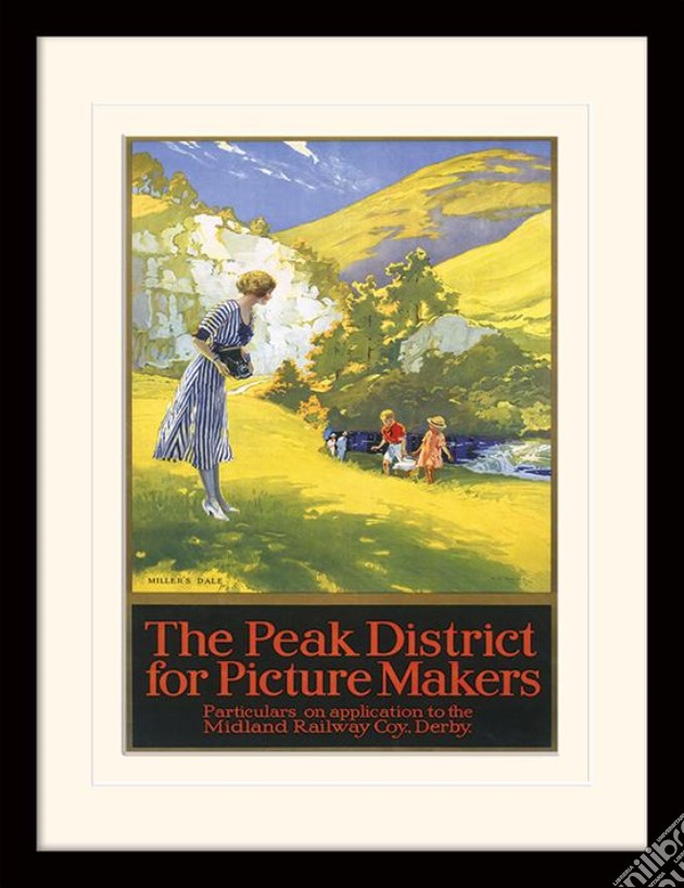 Peak District (For Picture Makers By Charles E Turner) (Stampa In Cornice) gioco di Pyramid