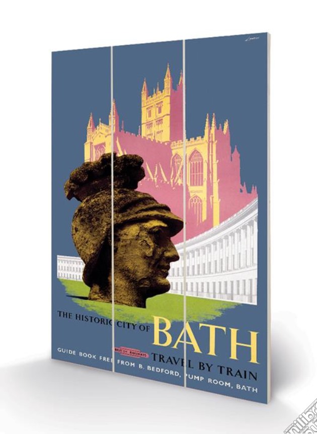 Bath (The Royal Crescent By Lander) Micro Wood (Stampa Su Legno) gioco di Pyramid