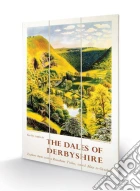 Derbyshire Dales (Peak District By S R Badmin) Micro Wood (Stampa Su Legno) gioco di Pyramid