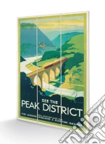 Pyramid: Peak District (Train By S R Wyatt) Micro Wood (Stampa Su Legno) giochi