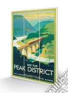 Pyramid: Peak District (Train By S R Wyatt) Micro Wood (Stampa Su Legno) giochi