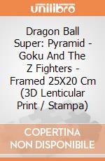 Dragon Ball Super: Pyramid - Goku And The Z Fighters - Framed 25X20 Cm (3D Lenticular Print / Stampa) gioco
