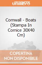 Cornwall - Boats (Stampa In Cornice 30X40 Cm) gioco di Pyramid