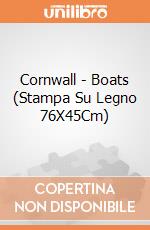 Cornwall - Boats (Stampa Su Legno 76X45Cm) gioco di Pyramid